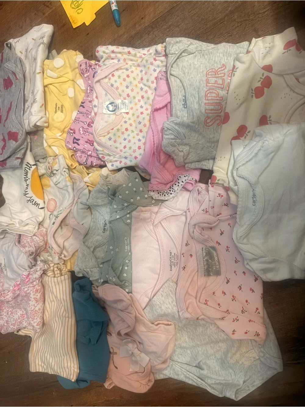 50+ Mixed Baby Girls Clothing Bundle - Floral & Pink Pieces